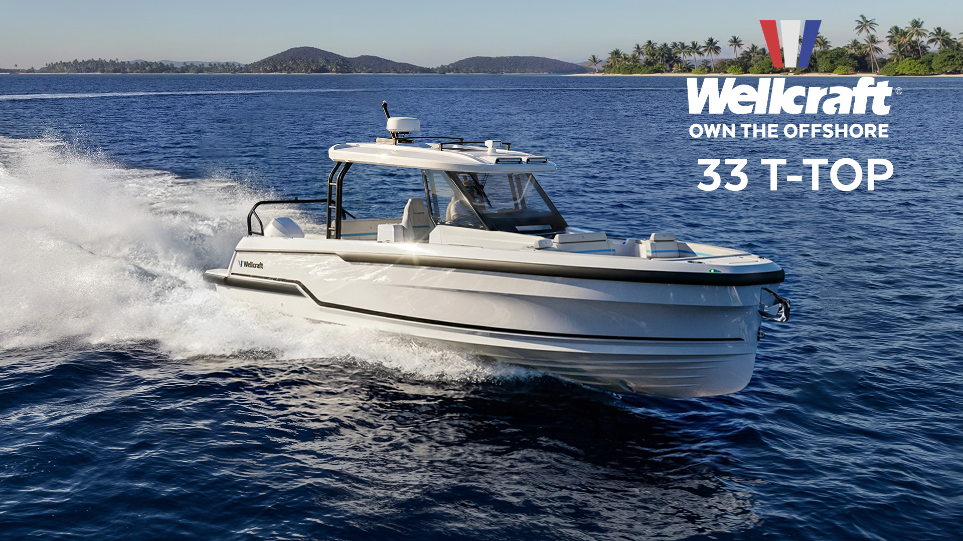 Wellcraft Crossover Center Console serisinin yeni üyesi: Wellcraft 33 T-Top