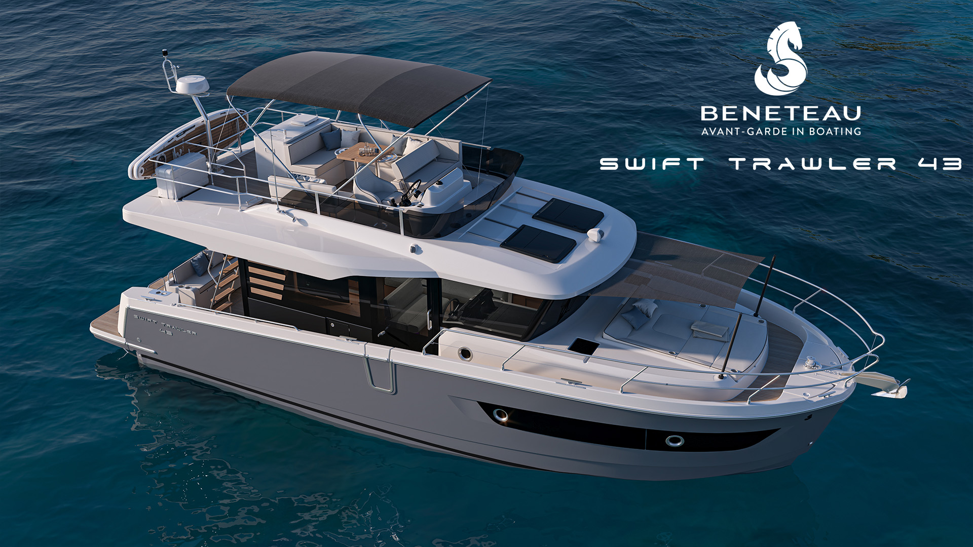 The new modern passagemaker: Swift Trawler 43 arrives in Fly and Sedan versions