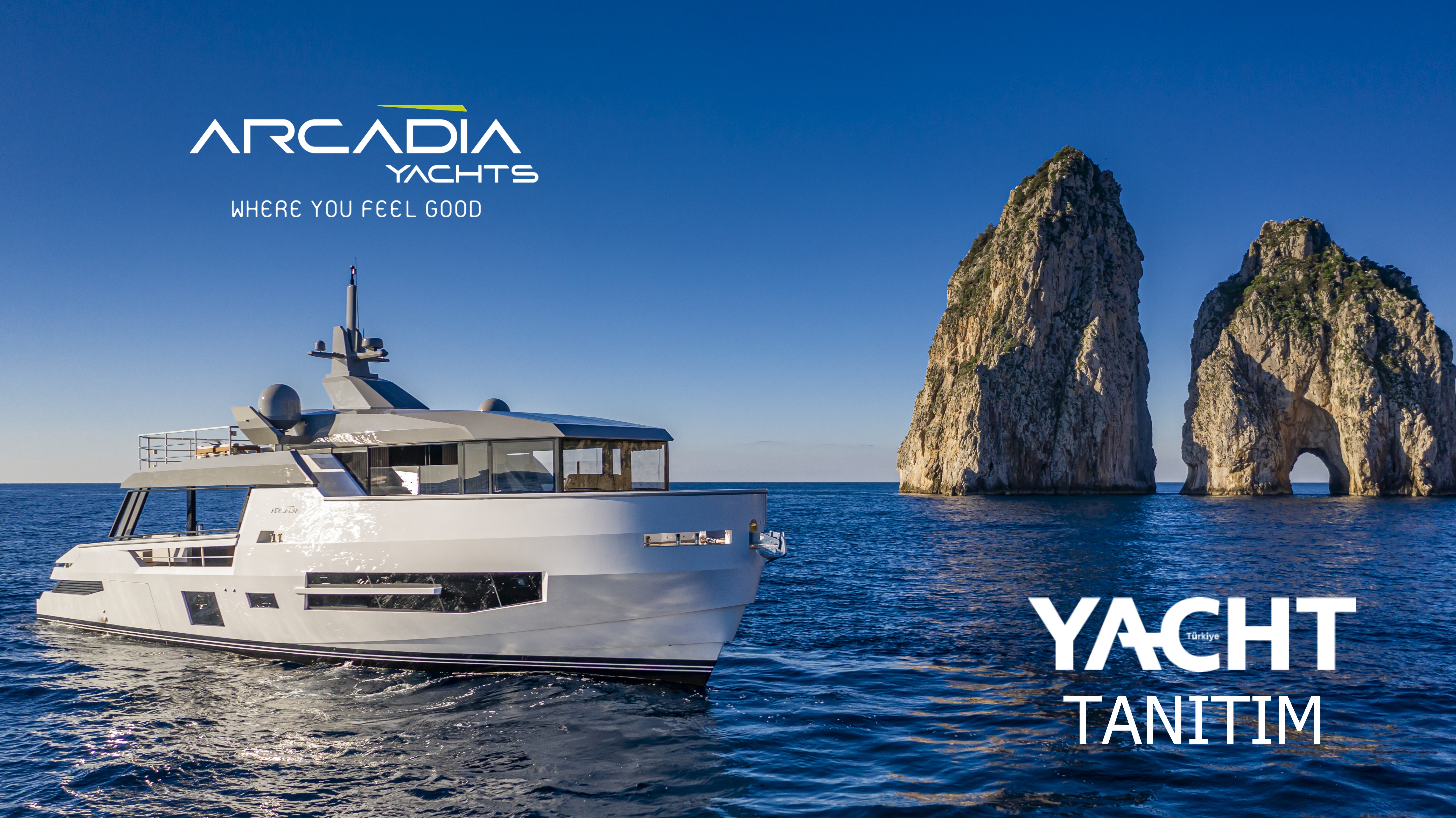 Yacht Türkiye 2022 - Arcadia Sherpa 80 XL "Eco-friendly and luxurious way to feel the sea"