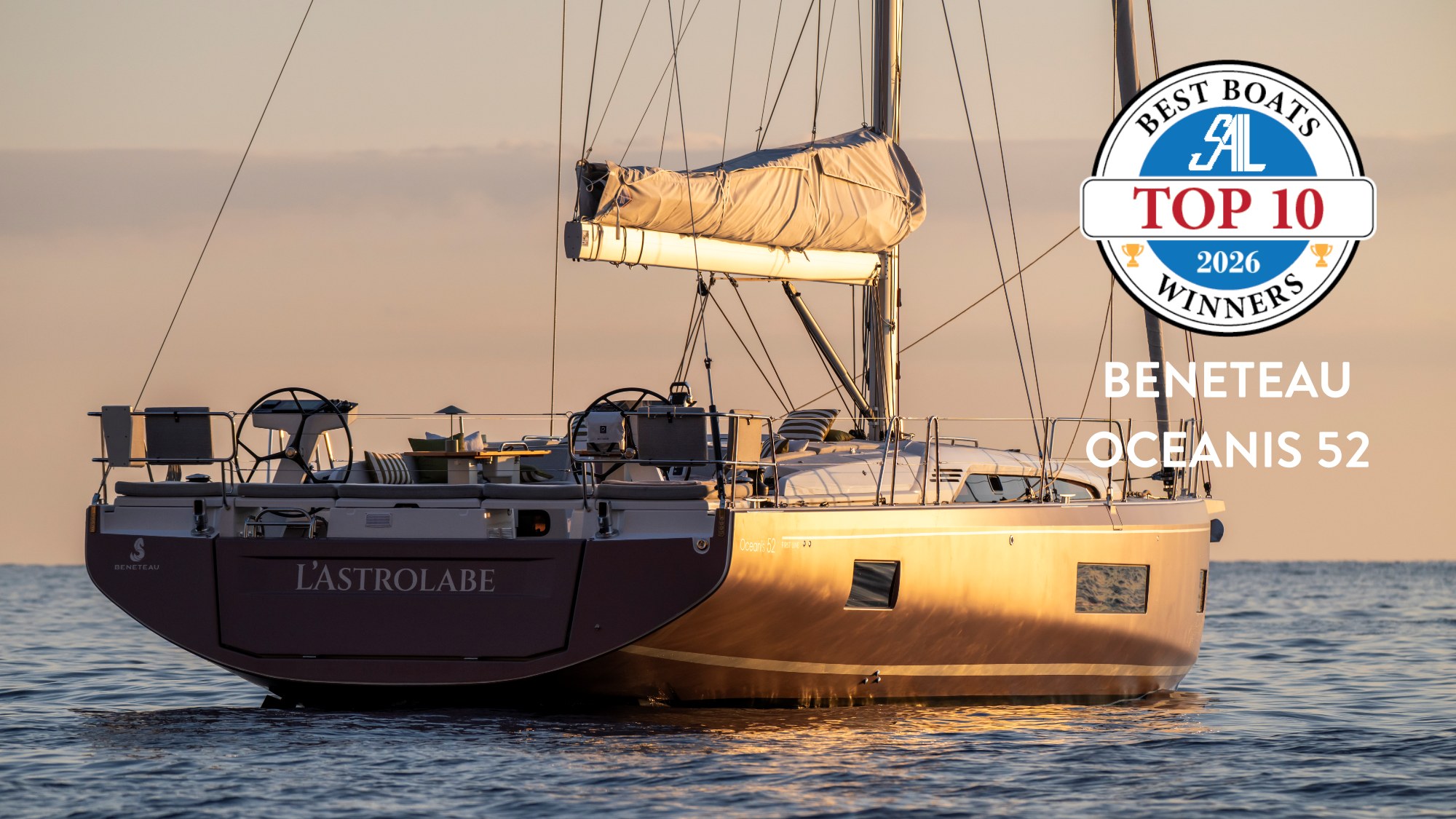 Beneteau Oceanis 52 selected for Sail Magazine's 2026 Top 10 Best Boat award