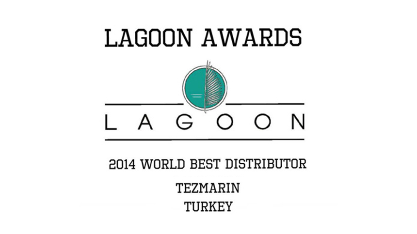 Tezmarin, 2013-2014 yıllarında "En İyi Lagoon Distribütörü"