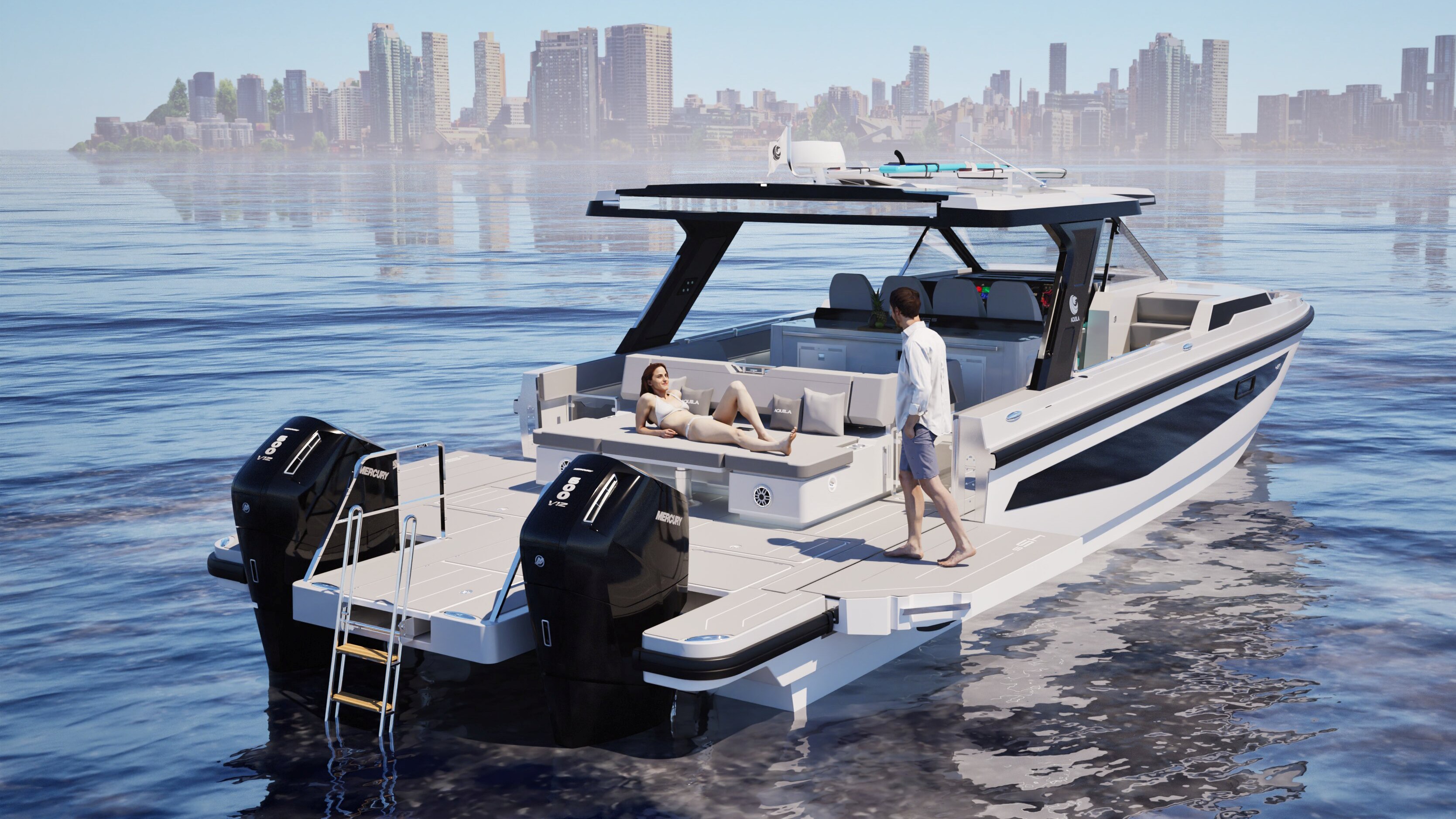 Yeni Aquila 45 Sport Power Catamaran ile tanışın