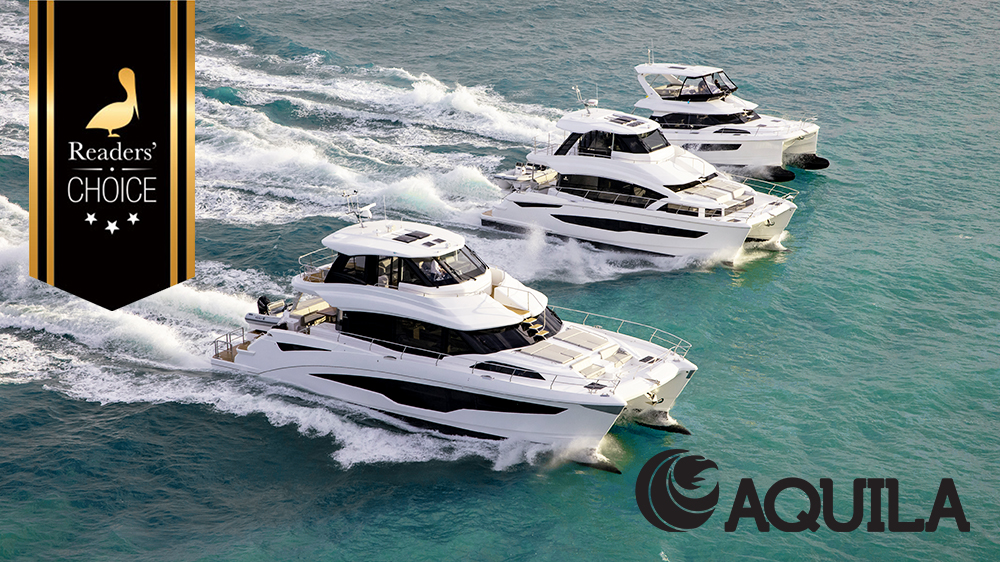 Aquila, 2023'ün "En Sevilen Power Catamaran"ı seçildi!