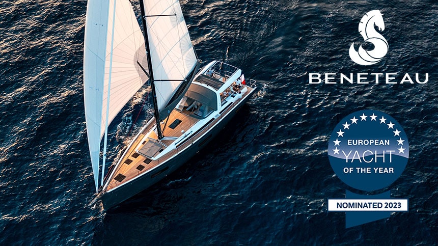 Two new models from the BENETEAU sailboat range have been nominated for the European Yacht of the Year 2023 awards
